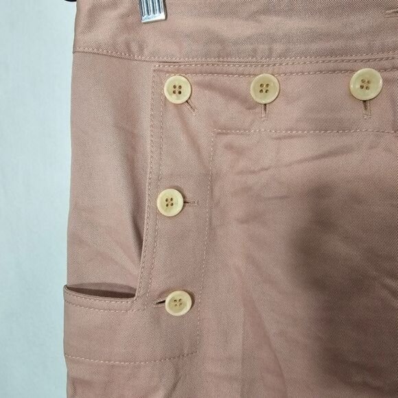 Dolce & Gabbana Pink Sailor Placket Front High Rise Pants 8 - Picture 7 of 15